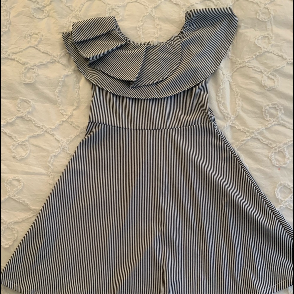 Girls Adorable Striped Dress